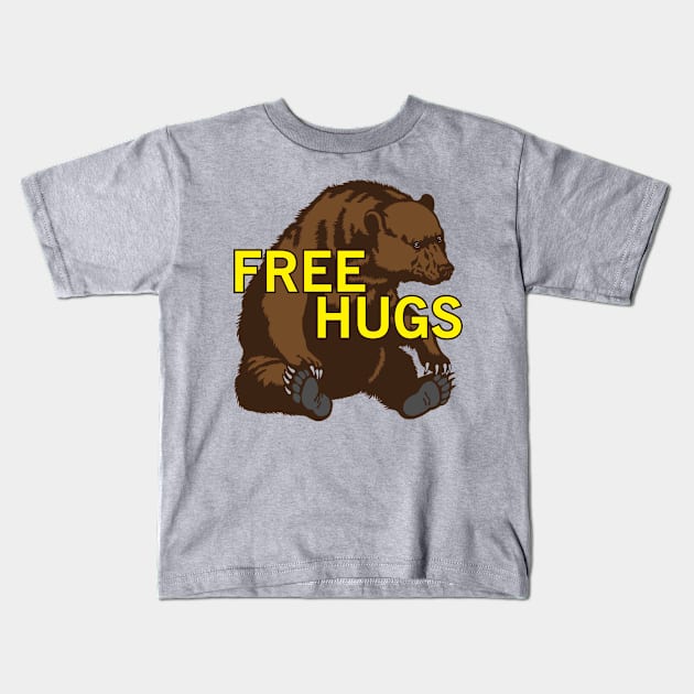 Free Hugs Kids T-Shirt by iMAK